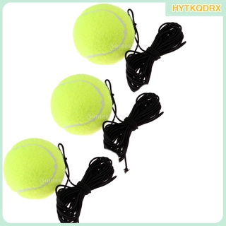 Hytkqdrx 3 pzas Bola De tenis con cuerda Para repuesto/equipo De Bola De tenis