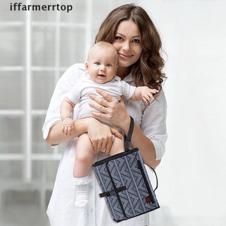 iffarp - alfombrilla plegable impermeable para pañales para recién nacidos, portátil.