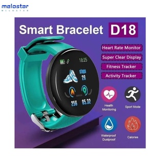 Reloj inteligente d18s impermeable Redondo con Rastreador de ejercicio/Smartwatch