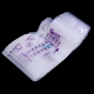 day 30pcs leche materna bolsa de almacenamiento de bebé lactancia materna cremallera sello bolsas bolsa 250ml