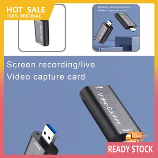 Hy Mini tarjeta de captura Compatible con HDMI 1080p 60fps USB 3.0 tarjeta de captura de vídeo USB 3.0 para transmisión en vivo