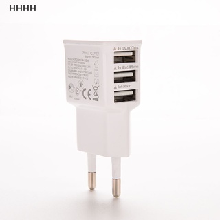 [WYL] Adaptador de cargador de ca de pared USB de enchufe de la ue de 3 puertos para iPhone Samsung Galaxy S5 **