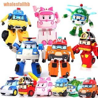 ✹whalesfallhb✹ Robocar Poli Robot Transform Car Baby Kids Car Toys Gift