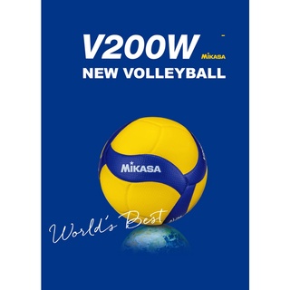 original mikasa v200w talla 5 pelota de voleibol de competición de entrenamiento suave pu voleibol