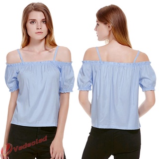 [Nuevo] Blusa Casual De Moda Para Mujer/Top Corto/Camiseta L-109577.02