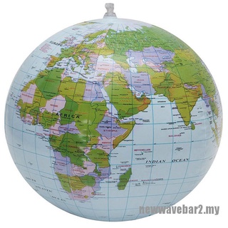 [Nuevo] globo inflable de 38 cm globo mundo tierra océano mapa bola geografía aprendizaje playa bola