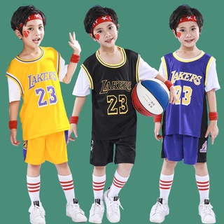 Los Niños De Baloncesto Cubierta Privada De La Escuela Primaria Uniformes B Kobe No . 24 23 James Kindergarten Jersey halhou11.25