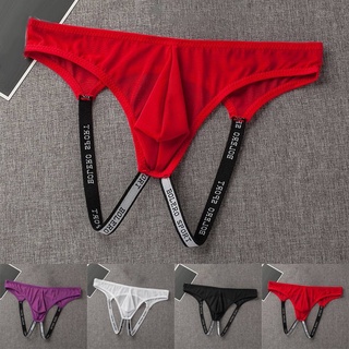 Mens Jock Strap Mesh Breathable Underwear Backless Pouch Jockstrap Briefs Thong (8)
