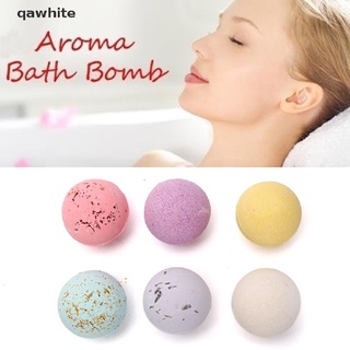 qawhite 1pc 60g burbuja bomba de baño spa bola de sal exfoliante hidratante baño sal jabón co (7)
