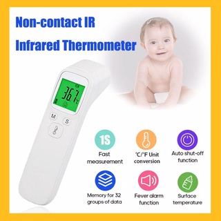 bebé frente sin contacto sensor de temperatura pistola medidor digital led infrarrojo eléctrico termómetro clínico niños adultos..