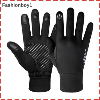 (fashionboy) guantes de invierno para hombre y mujer, pantalla táctil cálida, ciclismo al aire libre, guantes para correr