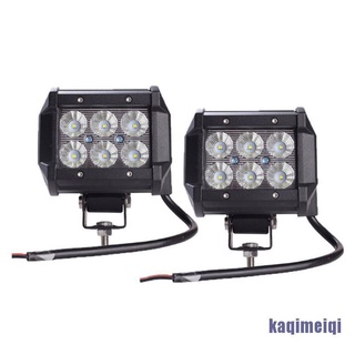 [Kaqi] 18W LED luz de trabajo 4WD Offroad Spot niebla ATV SUV UTE lámpara de conducción para Jeep EIQA