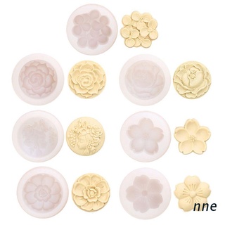 nne. Moon Cake Silicone Mold Mid-autumn Festival 3D Rose Flower Chocolate Fondant Cookie Moulds Mooncake Mousse Decorating Tools