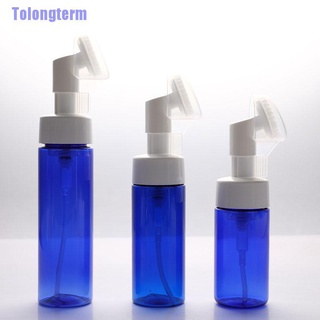 Tolongterm> 100/150/200Ml bomba de espuma transparente dispensador de jabón loción botella líquida contenedor