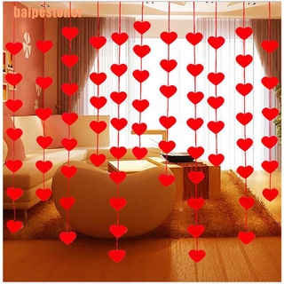 baipestoner (@) cortina de corazón de guirnalda no tejida, suministros de boda, decoración de boda