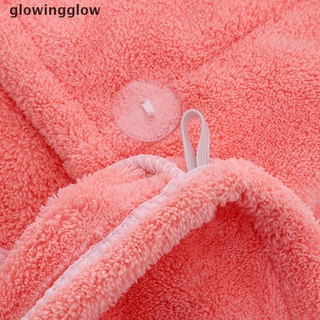 glwg - toalla de baño absorbente de secado rápido, gruesa, de microfibra, toalla de baño, gorro de secado para el cabello