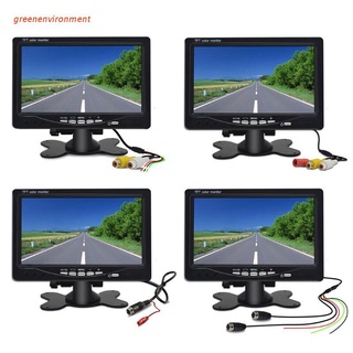 env monitor de coche de 7 pulgadas pantalla lcd de cámara inversa monitores para coche estacionamiento/sistema de inversión imagen