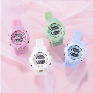 Reloj Deportivo A La Moda Para Mujer/Niña Harajuku/Relojes Electrónicos Jam Tangan Perempuan