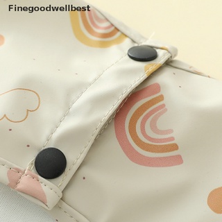 fbco bebé niño manga larga bufanda impermeable arte smock alimentación babero delantal bolsillo caliente (3)