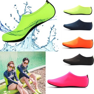 Hombres mujeres piel zapatos de agua Aqua Beach calcetines Yoga ejercicio piscina natación deslizamiento en Surf 2020