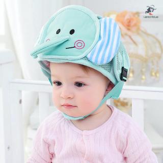 casco protector de bebé anticolisión de seguridad bebé niño protección suave sombrero para caminar niños (1)