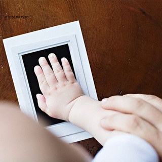 xia| huellas dactilares para bebé recién nacido huella de huella limpia táctil no-toxi-c almohadilla de tinta (7)