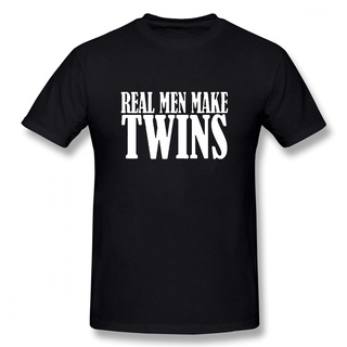 hombres reales hacer gemelos de los hombres t-shirt de manga corta o-cuello divertido padre a ser papá camiseta superior camiseta básica nueva