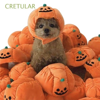 cretular fiesta disfraz de halloween gato perro sombreros para perros gatos cachorros sombrero de calabaza perro gatos casco caliente nuevo lindo peluche suave mascotas decoración accesorios para mascotas