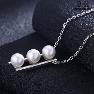 silverhoo collar de perlas de imitación para mujer, collar de perlas artificiales, colgante s