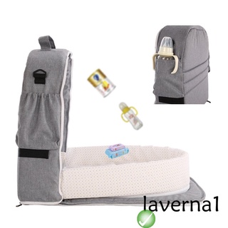 ♂Identificación☼Portátil plegable cama de bebé, Unisex cama con red de cama multiusos momia bolsa, muebles de bebé accesorios de bebé