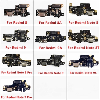 Tested Good USB Charger Port Connector Dock Charging Board Flex Cable With Microphone Mic Repair For Xiaomi Redmi Note 9 9A 9S 8A 8 Pro