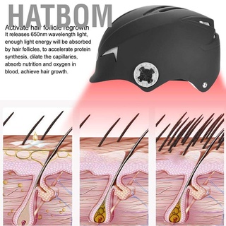 Hatbom Hair Diode Helmet Growth Treatment Regrow Cap Grow Durable Painless Women Male for Female Men