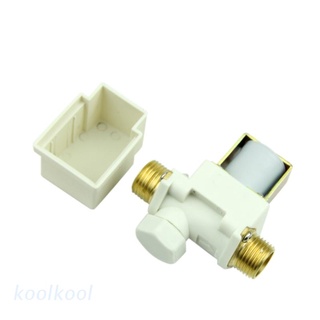 Kool válvula electromagnética eléctrica 1/2" para nuevo aire de agua N/C normalmente cerrado AC 220V