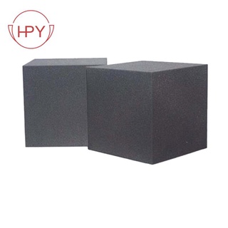 2 paneles cuadrados de tratamiento de absorción de sonido de estudio de espuma, 30 x 30 x 30 cm