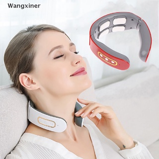 [Wangxiner]Smart Electric Neck and Shoulder Pulse Massager Kneading TENS Wireless HeatHot Sell
