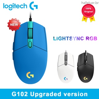 Logitech G102 Lightsync Ratón Para Juegos Con Cable Retroiluminado Mechanica Botón Lateral Deslumbrante Macro Portátil USB Oficina En Casa (1)