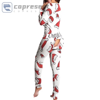 pijama de las mujeres mono señora dormir desgaste traje trasero trasero culo abierto culo loungewear (2)