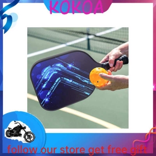 kokoa pickleball paddle 4 bolas profesional de fibra de vidrio deporte al aire libre portátil raqueta óptima control de bolas