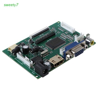 sweety7 Módulo De Pantalla AV compatible Con HDMI VGA Para AT070TN90/92/94 Placa De Controlador Sin Control Remoto
