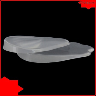 par de silicona transparente gel talón cojín arco soporte almohadilla ortopédica zapatos plantillas