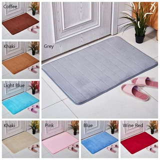 tapete de cocina suave para el hogar espuma viscoelástica absorbente de cocina baño antideslizante alfombra de baño/multicolor (2)