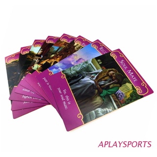 APLAYSPORTS The Romance Angels Oracle Cards Versión En Inglés 44 Cartas Baraja Tarot Leer Destino Adivinación Juego De Mesa