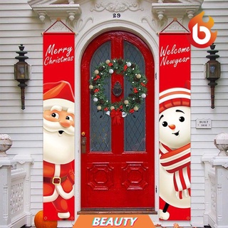 Beauty Door Banner Natal decoración colgante navidad año nuevo al aire libre hogar navidad adornos de navidad