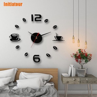Reloj 3d autoadhesivo autoadhesivo De pared con bricolaje De Arte moderno Para decoración del hogar/oficina/habitación