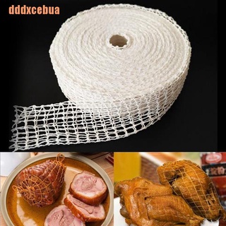 dddxcebua(@) 1/3 metros de algodón red de carne jamón salchicha red de carnicero cadena de salchichas rollo de red