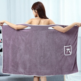 toalla de baño portátil superfino fibra toallas suaves y absorbentes toalla chic para otoño hotel casa baño regalos mujeres albornoz