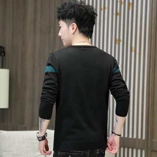 Suéter de los hombres de la primavera y el otoño coreano tendencia suéter de manga larga (5)