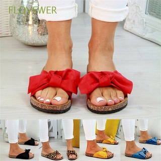 Flovewer Moda lindos zapatos De playa deslizables en Casa damas muela sandalias De verano para mujer pantuflas