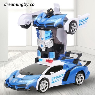dreamingby.co escala 1:18 rc coche transformación robot vehículo deportivo modelo de juguete deformación coche