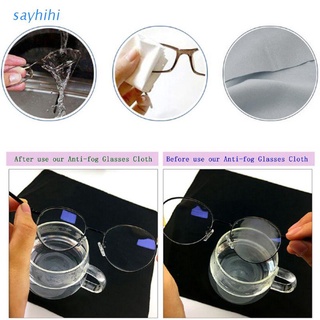 say 5 pzs lentes reutilizables pre-humectados/lentes antiniebla/defogger/prensa/prensa/empañar para gafas/toallitas antiniebla